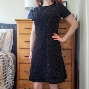 LOFT black and white tweed dress size 0P